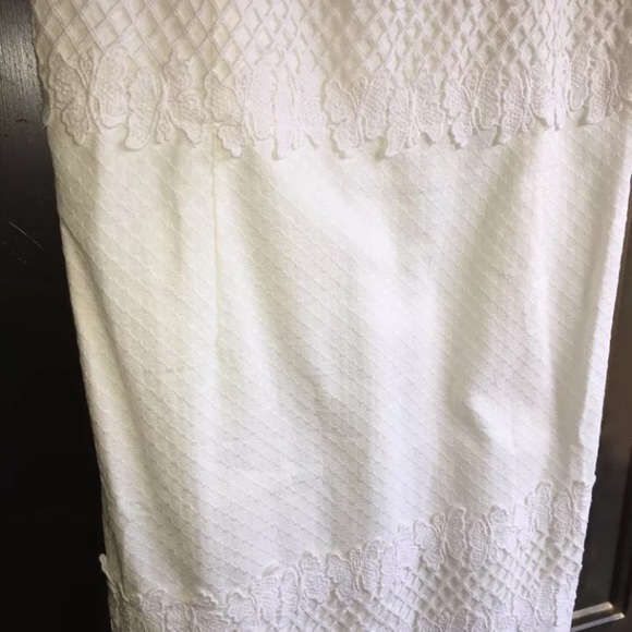 Lilly Pulitzer Resort White Strapless Dress Sz 8 - Picture 6 of 8